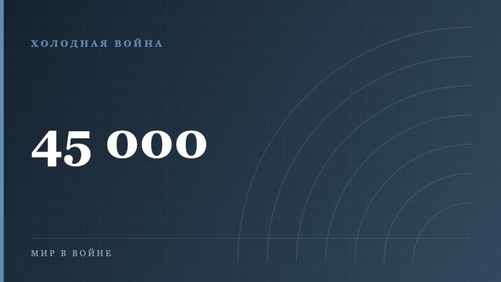 Гонка вооружений: сколько боезарядов было на самом деле